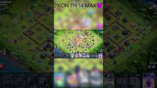 CLASH OF CLAN 100 ON MAX BASE [upl. by Aleekat]