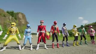 Zyuohger vs Gokaiger henshin and Roll Call  Super Sentai Content [upl. by Nirrej680]