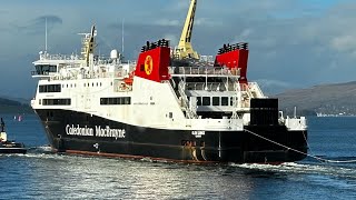 Ferry Farce As Glen Sannox Not Green [upl. by Ecinereb]