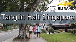 Tanglin Halt Neigbourhood Wondering Around Singapore 4K [upl. by Yalcrab]