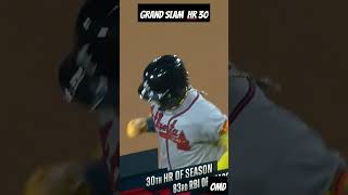 RONALD ACUÑA JR GRAND SLAM JONRÓN 30 DE LA TEMPORADA [upl. by Susann]