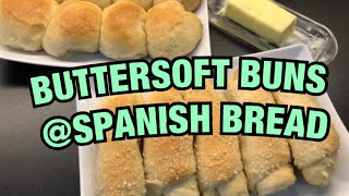 HOW TO MAKE SUPER SOFT BUNS AND SPANISH BREAD WITHOUT MIXER [upl. by Enoved271]