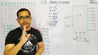 13 18 Demultiplexer in Hindi  Tech Gurukul by Dinesh Arya [upl. by Naiditch]