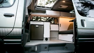 HIACE 4wd Campervan  a look at Space Cabin  25 [upl. by Kcorb931]