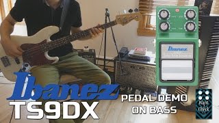 Ibanez Tube Screamer 9DX Pedal Demo for Bass  Want 2 Check [upl. by Nylhtac]