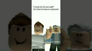 I swear bro Im not racist part 2 💀 roblox robloxmemes shorts memes bluearchive [upl. by Hermon]