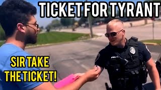 Cop Refuses Traffic Ticket And Flees The Scene Script Flip [upl. by Oliy]