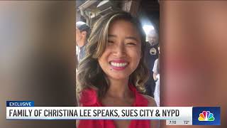 Anguished over Christina Lees Chinatown murder family sues NYPD for inaction  NBC New York [upl. by Flessel]