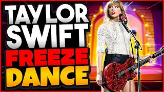 Taylor Swift Freeze Dance for Kids 🪩 Brain Break 🪩 Just Dance 🪩 GoNoodle 🪩 Dodge Wall [upl. by Nanfa]