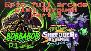 Teenage mutant ninja Turtles shredders revenge arcade playthrough part 3 tmnt gaming ps5 [upl. by Eniladam]