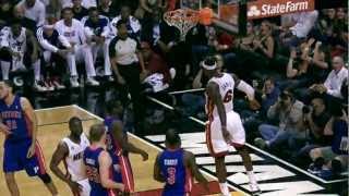 LeBron amp Wade exchanging alleyoops [upl. by Aronos]