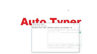 Auto Typer [upl. by Haneen449]