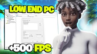 How To BOOST FPS amp FIX FPS DROPS In Fortnite Chapter 5 ✅ LowEnd PCLaptop [upl. by Pansir]