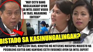 Matapos Sabihing TOTOO ang CCTV NAPOLEON TAAS NABISTO ni VP SARA sa KASINUNGALINGAN CCTV EDITED [upl. by Naujaj]