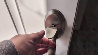 Kwikset Shelburne Front Door Lock Handle and Deadbolt Set Entry Handleset Exterior Review [upl. by Angel]