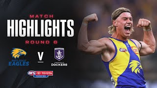 West Coast v Fremantle Highlights  Round 6 2024  AFL [upl. by Sada83]