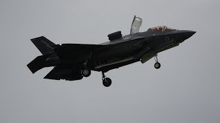 Cosford Air Show 2024  Royal Air Force  Lockheed Martin F35B Lightning II  ZM163 [upl. by Laamak]