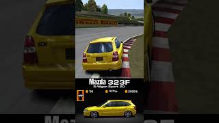 Mazda 323F SWagon Sport 20 99  Stock vs Upgraded  GranTurismo2 retrogaming racinggames [upl. by Ellenig]