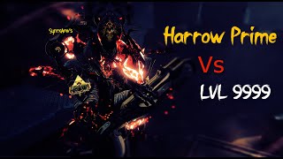 WARFRAME Harrow Prime  vs Level 9999  Steel Path  Disruption  MILLIONS OF DAMAGE [upl. by Nomelihp860]