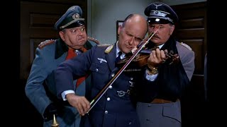 Klinks Untimely Violin Playing Enrages Burkhalter  Hogans Heroes  1970 [upl. by Derfnam490]