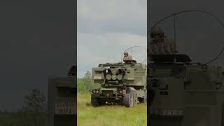 Michigan National Guard HIMARS Live Fire [upl. by Akeit]