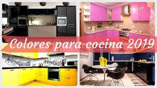 100 Ideas de 👩‍🍳 colores para cocina modernas 2019 [upl. by Seraphim685]