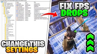 How To Fix Stutters amp Freezes in Fortnite ✅ Easy FPS Drops Fix [upl. by Zoller715]