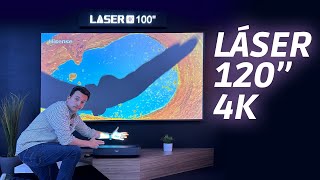 Proyector de Tiro Corto Láser hasta 120 Pulgadas de Hisense [upl. by Shoemaker682]