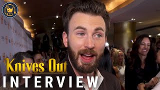 KNIVES OUT Interviews with Chris Evans Daniel Craig Toni Collette and More TIFF 2019 [upl. by Retse]