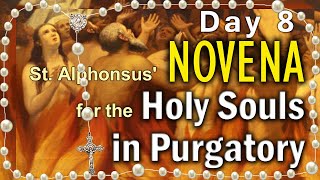 🔥Day 8 Novena Prayers for HOLY SOULS in PURGATORY 🟠Tuesday Rosary🟠 Sorrowful Mysteries Scriptural [upl. by Samalla]