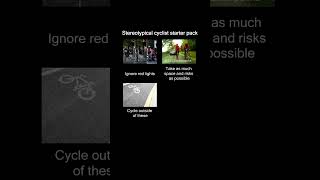 Stereotypical cyclist starter pack meme [upl. by Cirone]