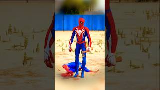 Spider Man saved by Super Man 😧 shorts spiderman cartoon spidermancartoon superman [upl. by Dnomsad491]