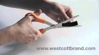 Westcott NonStick Scissors Demo [upl. by Mandell429]