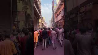 Barsane ki holi 🙏☺️✨ vrindavan holi barsanekiholi vrindavandham devotional radheradhe [upl. by Anuayek]