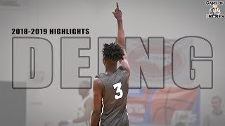 Dhieu Deing  High Point Central  20182019 Highlights [upl. by Ynohtnakram593]