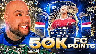 50K FC Points Decide My Team w 97 TOTS VIRGIL VAN DIJK [upl. by Maxwell]