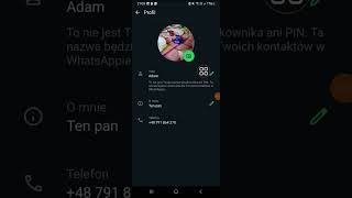 jak zmienić zdjęcie profilowe i nazwę na whatsapp [upl. by Anyrb]