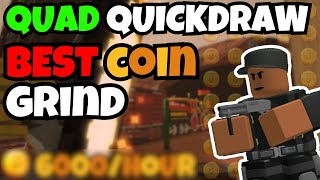 FASTEST COIN FARMING in TDS 🚀 OP Quickdraw Strategy You MUST TRY I Silly Quickdraw  Player 3 POV [upl. by Vidovik80]