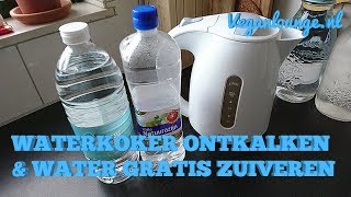 WATERKOKER ONTKALKEN EN GRATIS WATER ZUIVEREN💧💧💧 [upl. by Lilaj]