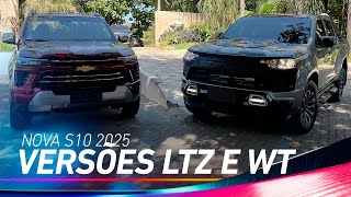 NOVA CHEVROLET S10 LTZ E A INÉDITA VERSÃO WT TODOS OS DETALHES E PREÇOS [upl. by Suolekcin69]