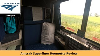 Amtrak Superliner Roomette Review  Southwest Chief Princeton to Chicago [upl. by Elonore976]