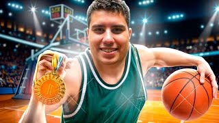 Eu Joguei BASQUETE nas OLIMPIADAS PARIS 2024 🥇 [upl. by Drofliw]