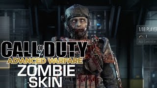 Unlock the Zombie Skin  Call of Duty Advanced Warfare [upl. by Innavoj]