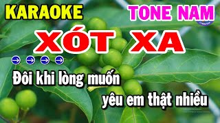 Karaoke Xót Xa Tone Nam Nhạc Sống Beat Hay Nhất  Kho Nhạc Karaoke [upl. by Eoin]