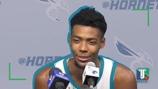 quotI took my HAT offs to my vetsquot  Brandon Miller after the Hornets AGONIC WIN against the Pistons [upl. by Lusar]