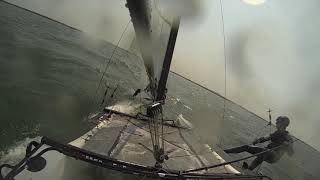 Nacra 15  quotSkipper vs Crew Lifequot  Pitchpole [upl. by Faunie]