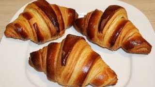 RECETTE DES CROISSANTS FACILE CUISINE RAPIDE [upl. by Eimoan781]