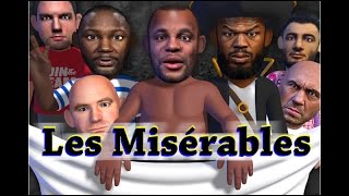 MMA Comedy Animations  Les Misérables  DC  Rumble  Jones  Rogan  Gegard more [upl. by Glialentn28]