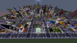 I Gave 300 Minecraft Players One Plot Each to Build A City [upl. by Haland401]