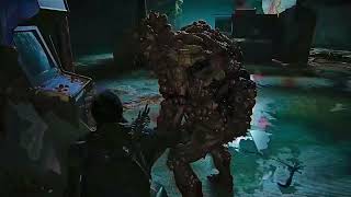 Arcade Bloater Fight Melee Only Grounded Difficulty The Last Of Us Part 2 [upl. by Archle57]